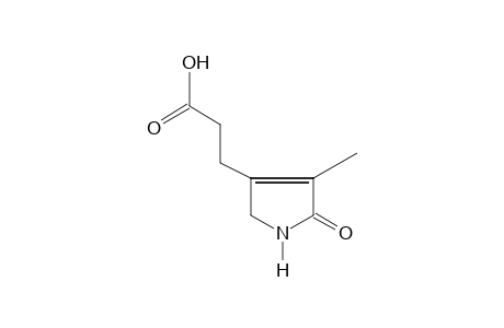 4-methyl-5-oxo-3-pyrroline-3-propionic acid