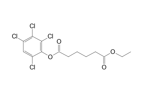 Adipic acid, ethyl 2,3,4,6-tetrachlorophenyl ester