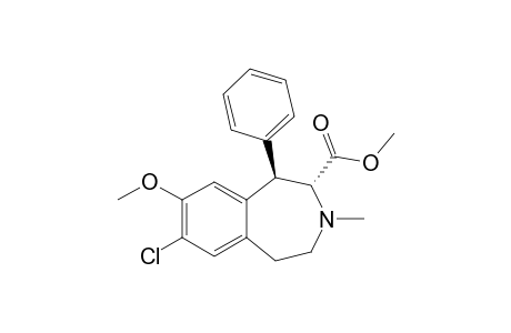 (1R*,2R*)-7-chloro-8-methoxy-2-(methoxycarbonyl)-N-methyl-1-phenyl-2,3,4,5-tetrahydro-1H-3-benzazepin