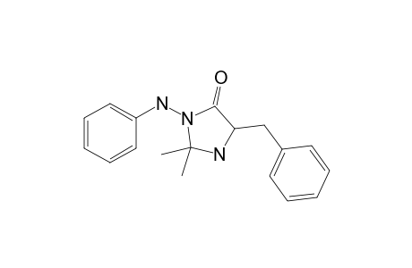 2,2-Dimethyl-3-(phenylamino)-5-benzylimidazolidin-4-one