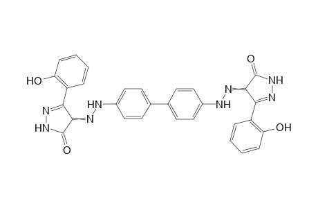 4,4 -([1,1'-biphenyl]-4,4 -diylbis(hydrazin-2-yl-1-ylidene))bis(5-(2-hydroxyphenyl)-2,4-dihydro-3Hpyrazol-3-one)