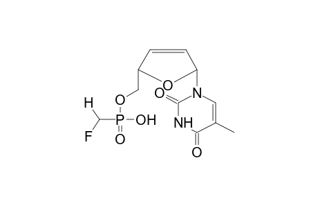 o-cis-1-Thymyl-2,5-dihydrofur-5-ylmethyl(fluoromethyl)phosphonic acid