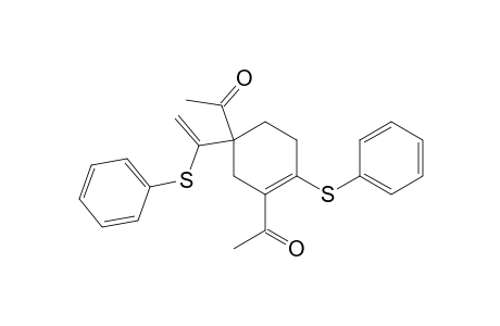2,4-Diacetyl-1-(phenylthio)-4-[1-(phenylthio)ethenyl]cyclohexene
