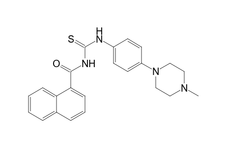 N-[4-(4-methyl-1-piperazinyl)phenyl]-N'-(1-naphthoyl)thiourea