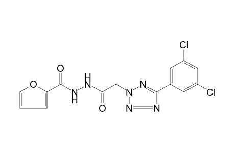 1-{[5-(3,5-dichlorophenyl)-2H-tetrazol-2-yl]acetyl}-2-(2-furoyl)hydrazine