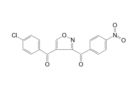 Methanone, (4-chlorophenyl)[4-(4-nitrobenzoyl)-3-isoxazolyl]-