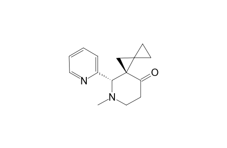 (trans)-7-Methyl-6-(pyrid-2'-yl)-7-azatrispiro[2.1.5(5)]decan-10-one