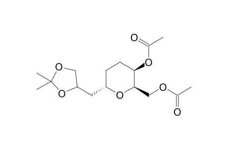 Acetyl (2R,3S,6S)-2-acetoxymethyl-6-((4rs)-2,2-dimethyl[1,3]dioxolan-4-ylmethyl)tetrahydropyran-3-yl ester