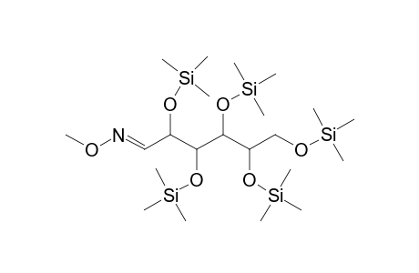 D-Glucose, 2,3,4,5,6-pentakis-O-(trimethylsilyl)-, O-methyloxime