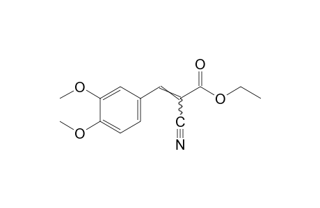 a-cyano-3,4-dimethoxycinnamic acid, ethyl ester
