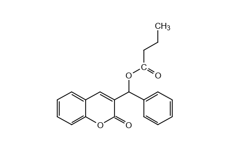 3-(alpha-hydroxybenzyl)coumarin, butyrate