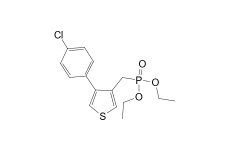 Diethyl ((4-(4-chlorophenyl)thiophen-3-yl)methyl)phosphonate