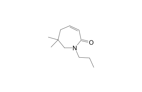 5,5-Dimethyl-1-propyl-5,6,7,8-tetrahydroazepin-2-one