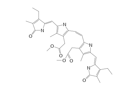 (Z,Z,Z)-1,2-bis[(2',7'-Dimethyl-3'-ethyl-8'-methoxycarbonylmethyl)methylene-dipyrrinone-9-yl]-ethene