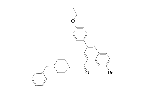 4-[(4-Benzyl-1-piperidinyl)carbonyl]-6-bromo-2-(4-ethoxyphenyl)quinoline