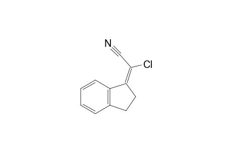 (2E)-2-chloranyl-2-(2,3-dihydroinden-1-ylidene)ethanenitrile