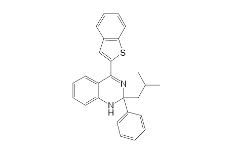 2-Phenyl-2-isobutyl-4-(2'-benzothienyl)-1,2-dihydroquinazoline