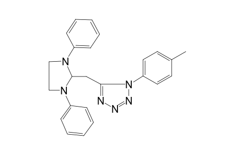 5-[(1,3-diphenyl-2-imidazolidinyl)methyl]-1-p-tolyl-1H-tetrazole