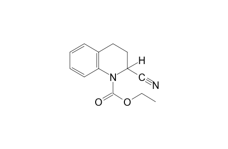 2-cyano-3,4-dihydro-1(2H)-quinolinecarboxylic acid, ethyl ester