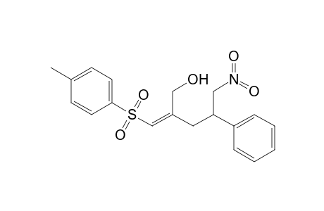 (2Z)-2-[(4-methylphenyl)sulfonylmethylidene]-5-nitro-4-phenyl-1-pentanol