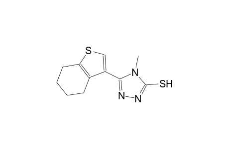 4-methyl-5-(4,5,6,7-tetrahydro-1-benzothien-3-yl)-4H-1,2,4-triazole-3-thiol