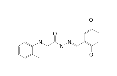 O-tolylamino-acetic acid[1-(2,5-dihydroxy-phenyl)-ethylidene]-hydrazide