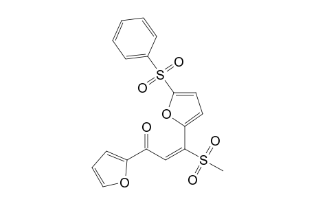 2-Furoyl-1-(methylsulfonyl)-1-[5'-(phenylsulfonyl)furyl]ethene