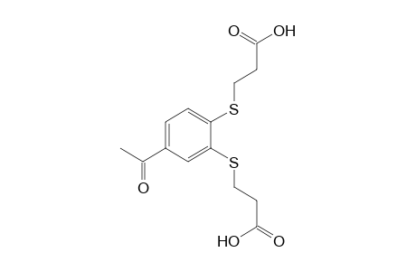 3,3'-(4-acetyl-o-phenylenedithio)dipropionic acid