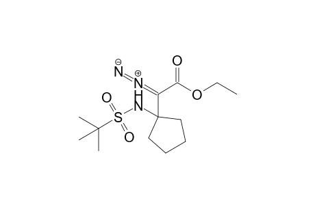 Ethyl 2-Diazo-2-{[1'-(tert-butylsulfonyl)amino]cyclopentyl}acetate