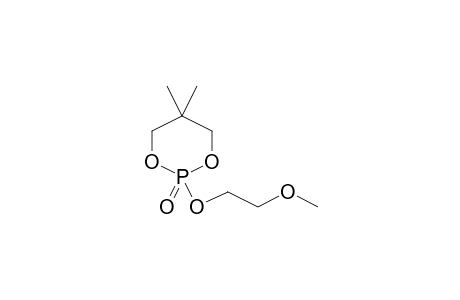 1,3,2-Dioxaphosphorinane, 2-(2-methoxyethoxy)-5,5-dimethyl-, 2-oxide