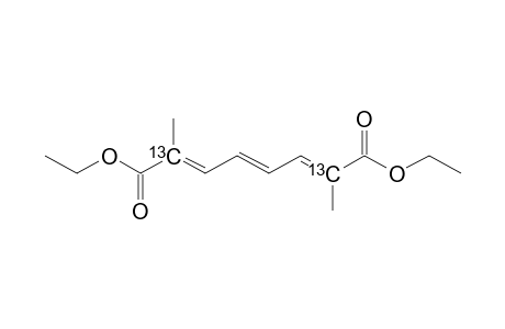 (2,7-(C-13))-DIETHYL-2,7-DIMETHYLOCTA-2,4,6-TRIENE-1,8-OATE