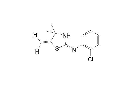 2-[(o-chlorophenyl)imino]-4,4-dimethyl-5-methylenethiazolidine