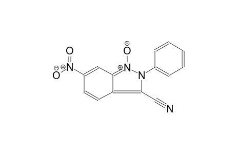 2H-indazole-3-carbonitrile, 6-nitro-2-phenyl-, 1-oxide