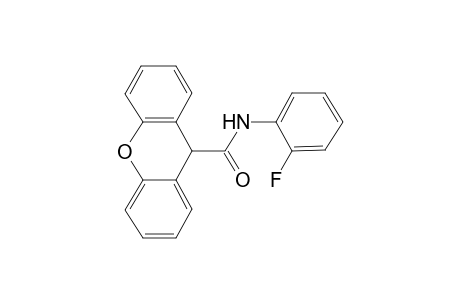 N-(2-fluorophenyl)-9H-xanthene-9-carboxamide