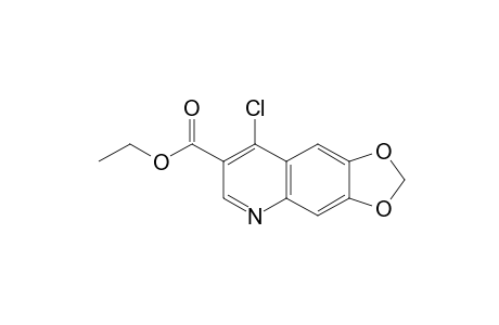 8-chloro-1,3-dioxolo[4,5-g]quinoline-7-carboxylic acid, ethyl ester