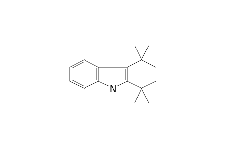 1H-Indole, 1-methyl-2,3-di-t-butyl-