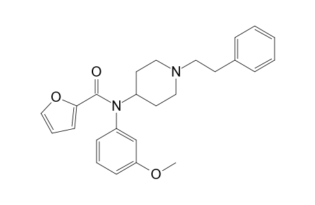 N-(3-Methoxyphenyl)-N-[1-(2-phenylethyl)piperidin-4-yl]furan-2-carboxamide