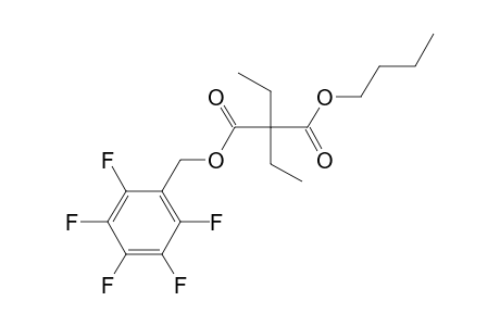 Diethylmalonic acid, butyl pentafluorobenzyl ester