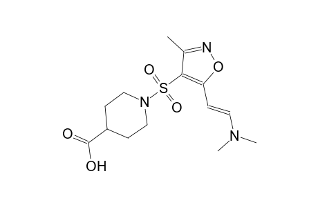 4-piperidinecarboxylic acid, 1-[[5-[(E)-2-(dimethylamino)ethenyl]-3-methyl-4-isoxazolyl]sulfonyl]-