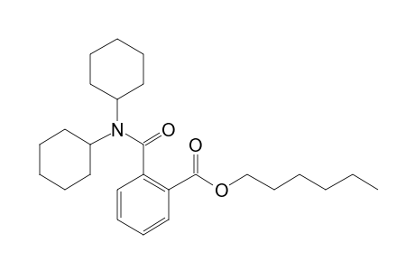 Phthalic acid, monoamide, N,N-dicyclohexyl-, hexyl ester