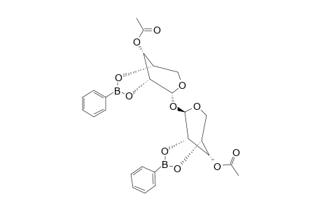 3-O-ACETYL-2,4-O-PHENYLBORONEDIYL-ALPHA-D-RIBOPYRANOSYL-3-O-ACETYL-2,4-O-PHENYLBORONEDIYL-BETA-D-RIBOPYRANOSIDE