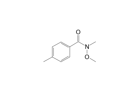 N-methoxy-N,4-Dimethylbenzamide