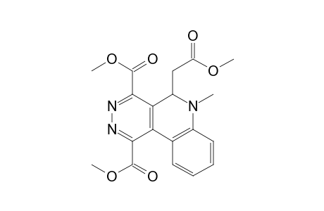 DIMETHYL-5,6-DIHYDRO-5-[(METHOXYCARBONYL)-METHYL]-6-METHYLPYRIDAZINO-[4,5-C]-QUINOLINE-1,4-DICARBOXYLATE