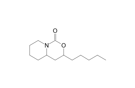 3-Pentyl-4,4a,5,6,7,8-hexahydro-1H,3H-pyrido(1,2-C)(1,3)oxazin-1-one