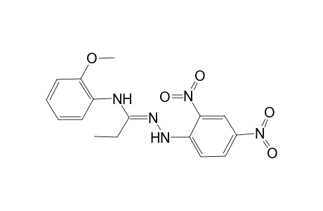 (1E)-N'-(2,4-Dinitrophenyl)-N-(2-methoxyphenyl)propanehydrazonamide