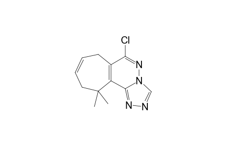 6-CHLORO-11,11-DIMETHYL-10,11-DIHYDRO-7H-CYCLOHEPTA-[D]-1,2,4-TETRAZOLO-[4.3-B]-PYRIDAZINE