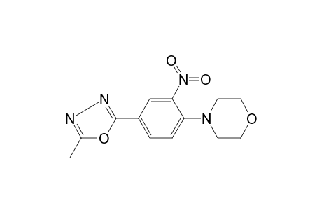 4-[4-(5-Methyl-[1,3,4]oxadiazol-2-yl)-2-nitro-phenyl]-morpholine