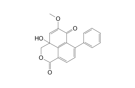 3a-Hydroxy-5-methoxy-7-phenyl-3,3a-dihydrobenzo-[de]isochromene-1,6-dione