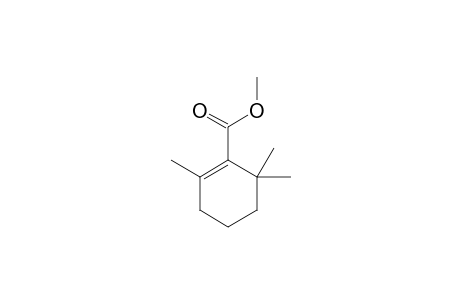 1-Cyclohexene-1-carboxylic acid, 2,6,6-trimethyl-, methyl ester