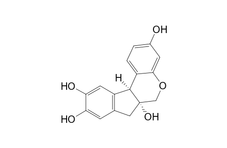 7,11b-dihydrobenz[b]indeno[1,2-d]pyran-3,6a,9,10(6H)tetrol